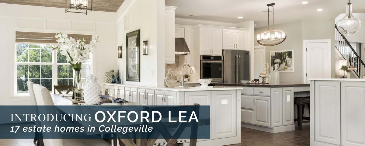 Introduction Oxford Lea 17 Estate Homes in Collegeville Image Of a Luxury Kitchen In a New Home From Hallmark Homes