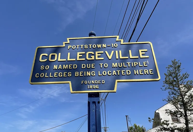 Collegeville, PA Keystone Marker on Main Street