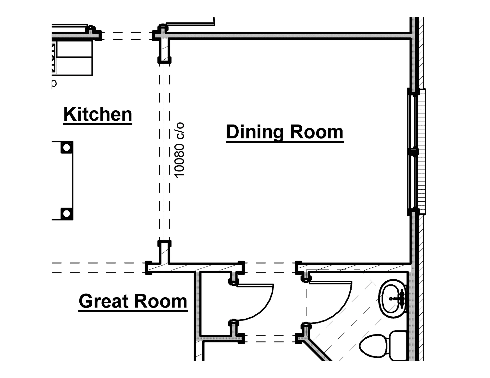 Dining Room Cased Opening Option - undefined