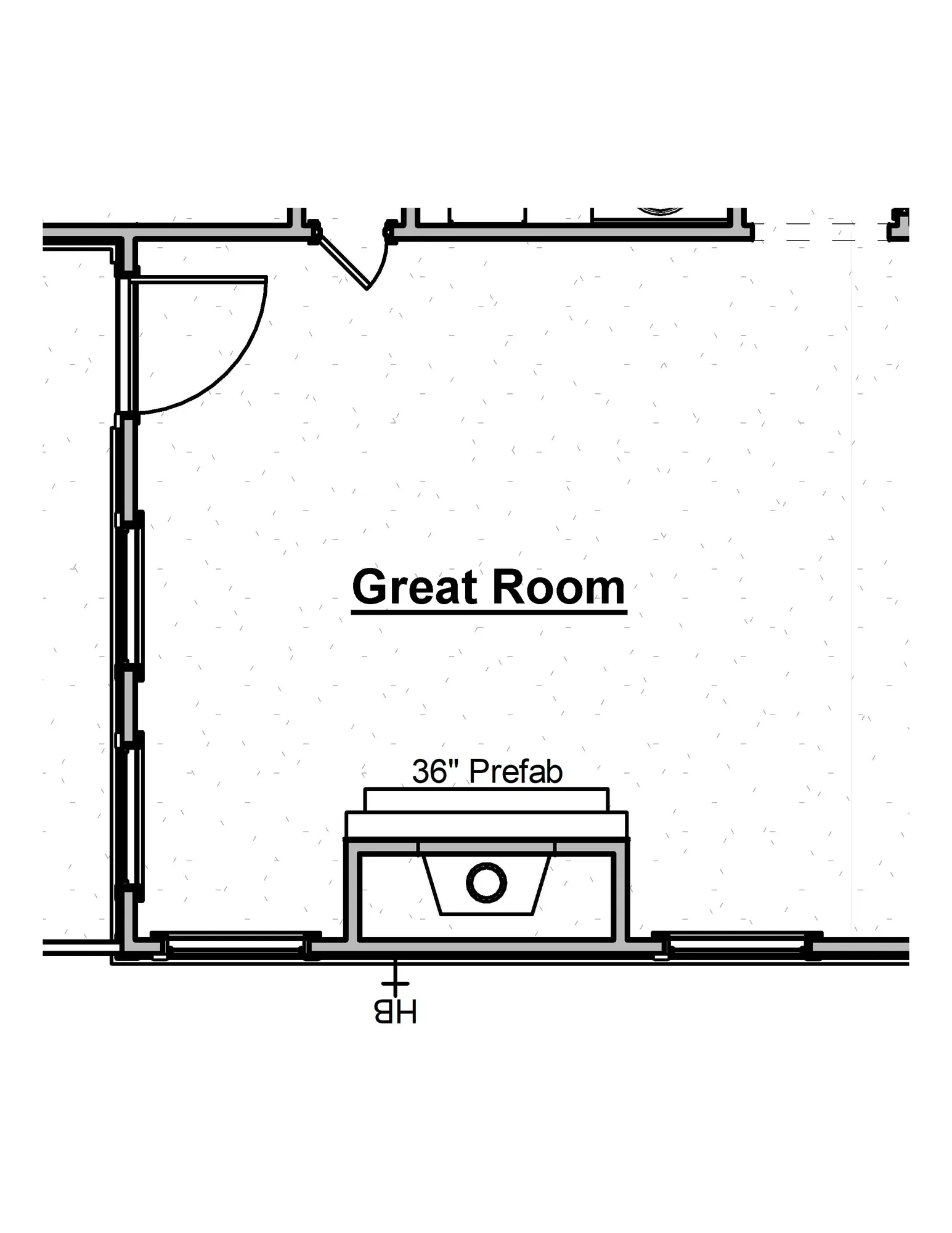 Fireplace Bump-In Option - undefined