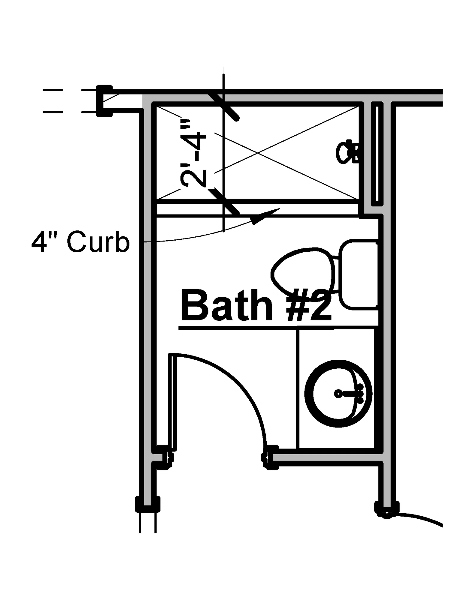 Bath 2 Tile Shower - undefined
