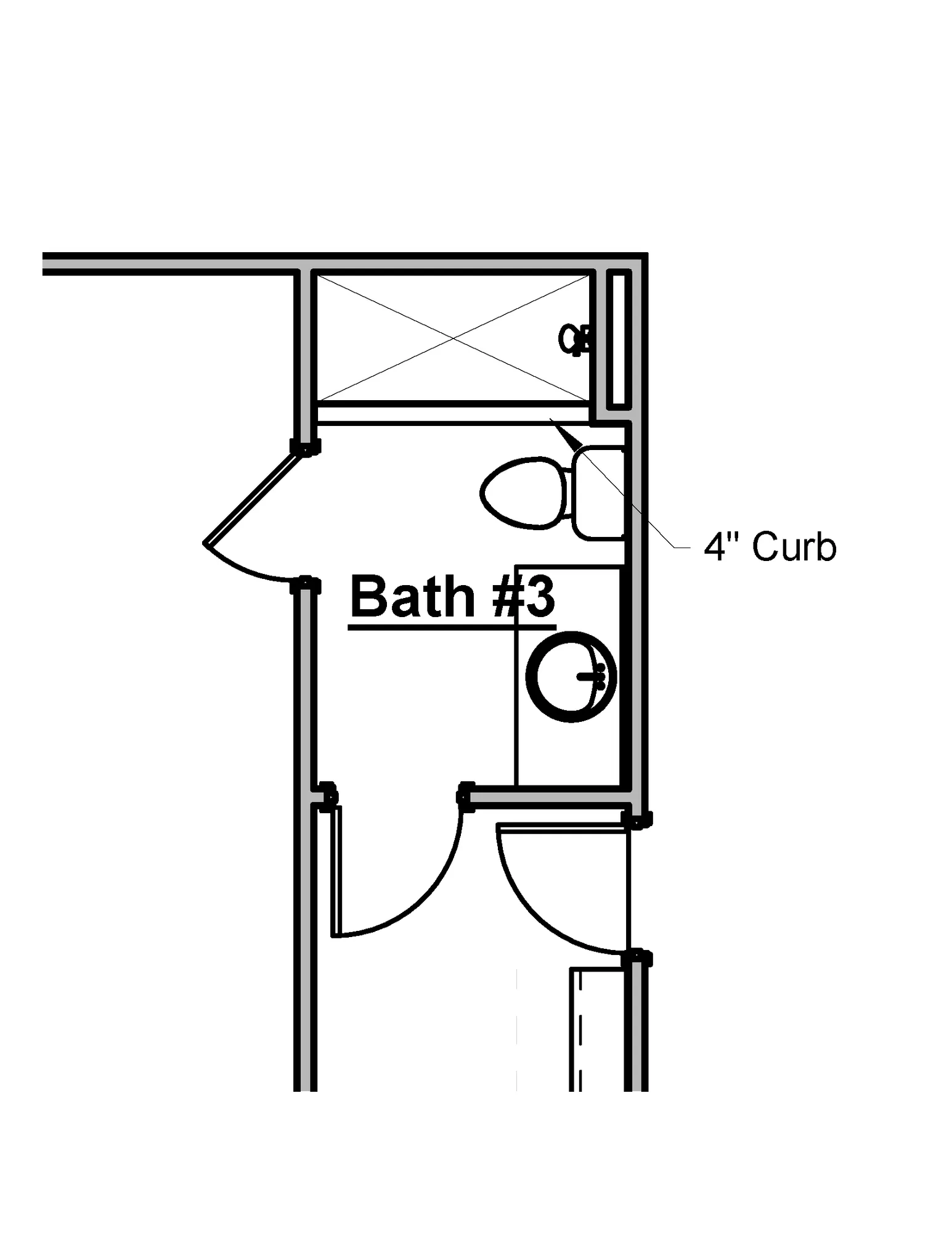 Bath 3 with Tile Shower option - undefined