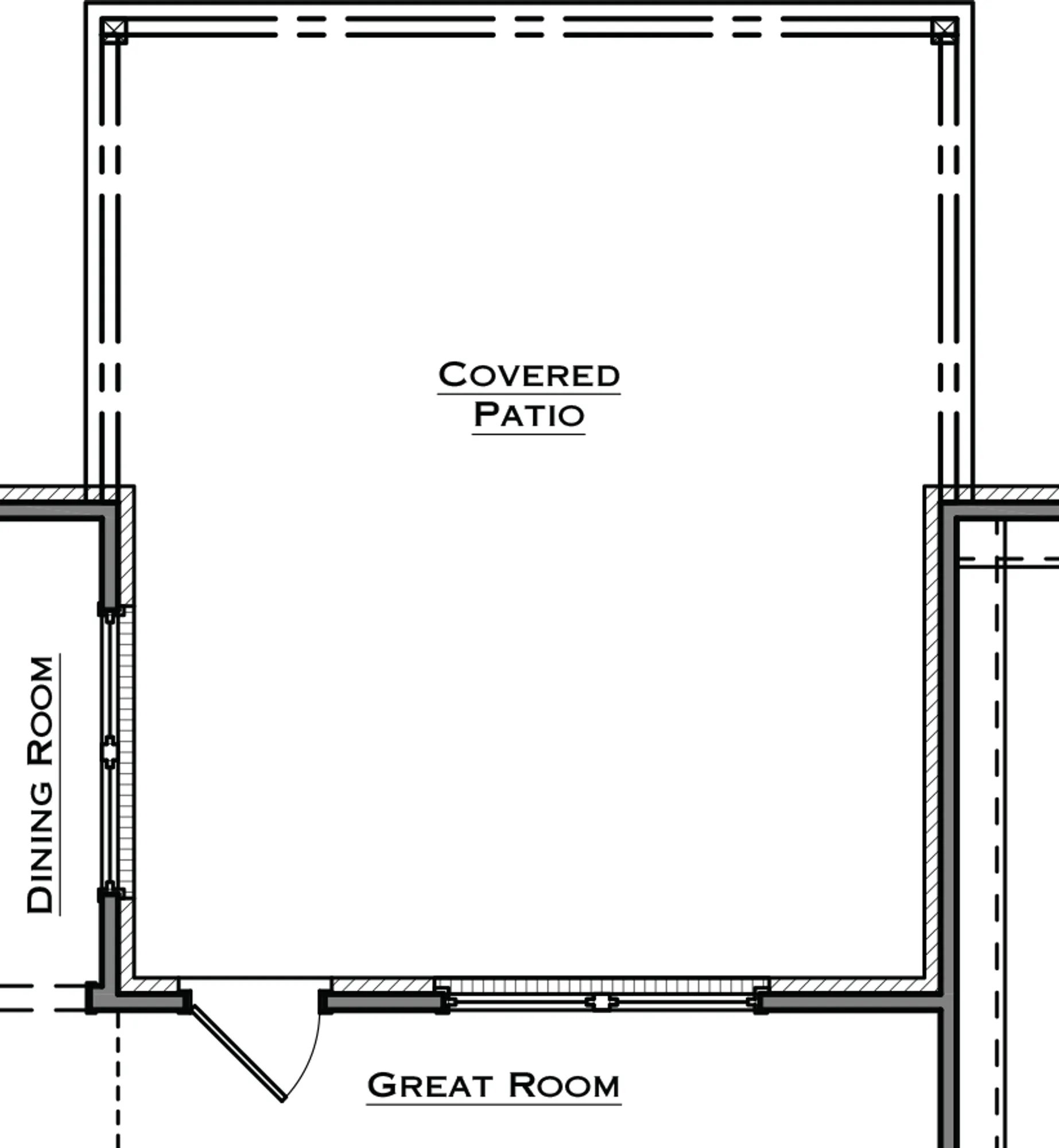 Extended Covered Patio Option - undefined
