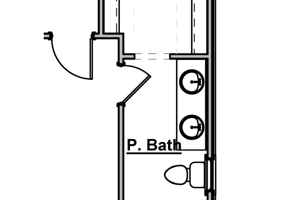 Primary Bath - Shower Pan with Tile Surround