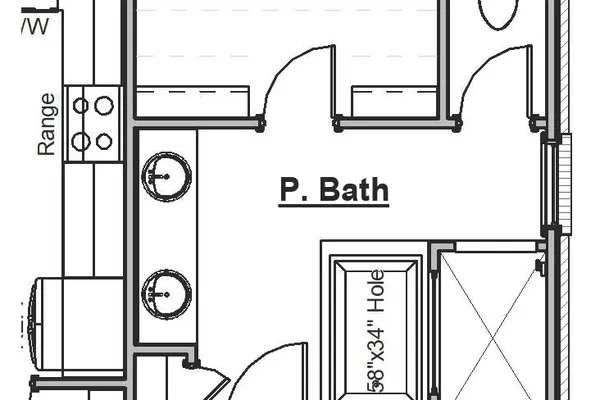 Primary Bath Tub Option