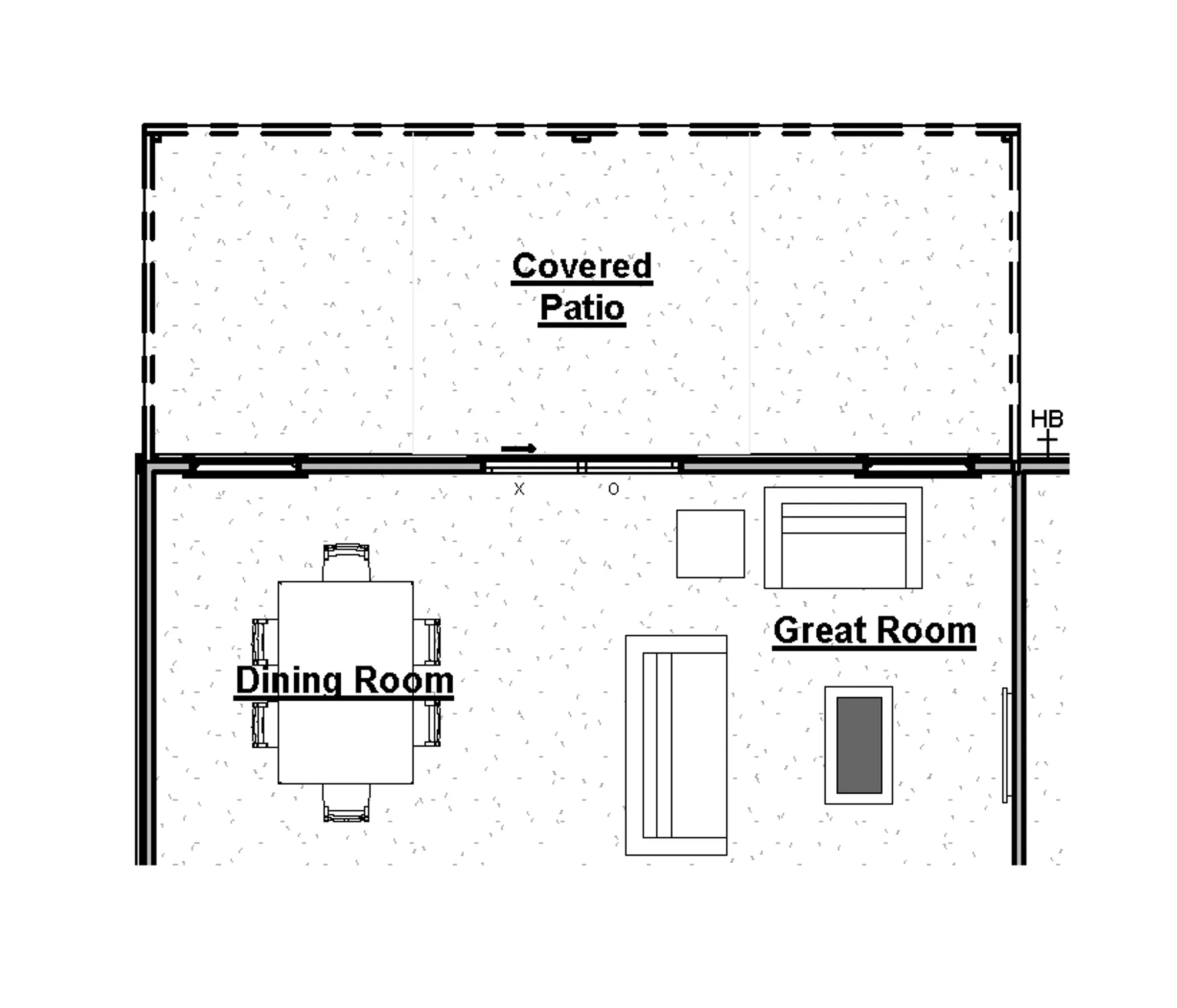 Extended Covered Patio Option - undefined