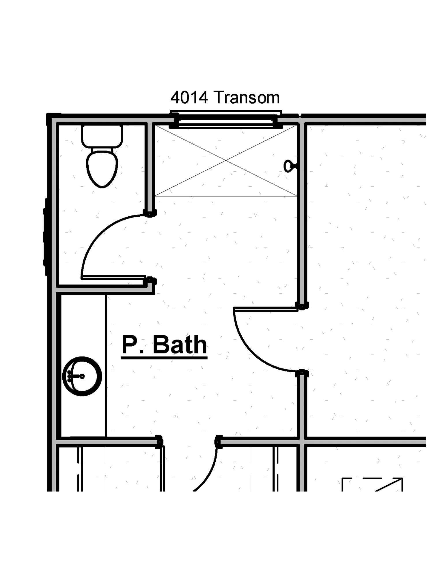 Primary Bath Transom Window - undefined