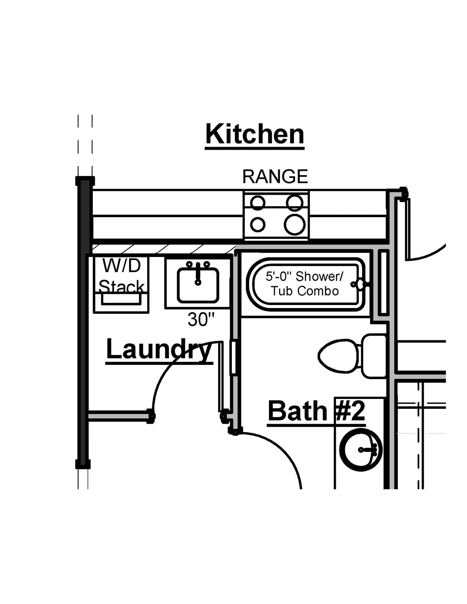 Laundry Sink with Washer Dryer Stack - undefined