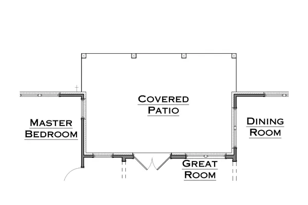 Covered Patio Extension Includes: - 126 Additional Covered Patio - Broom Swept Concrete Patio Floor