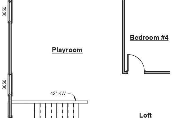 Playroom Above Great Room Option