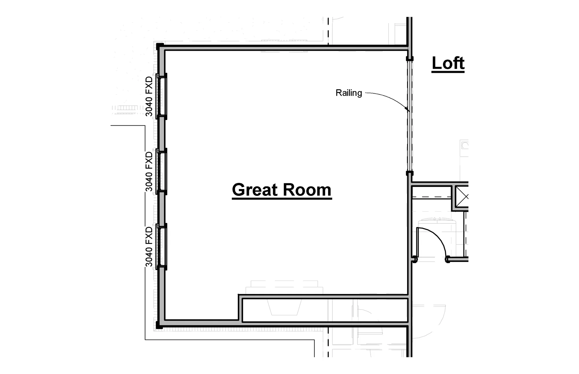 2 Story Great Room Option - undefined