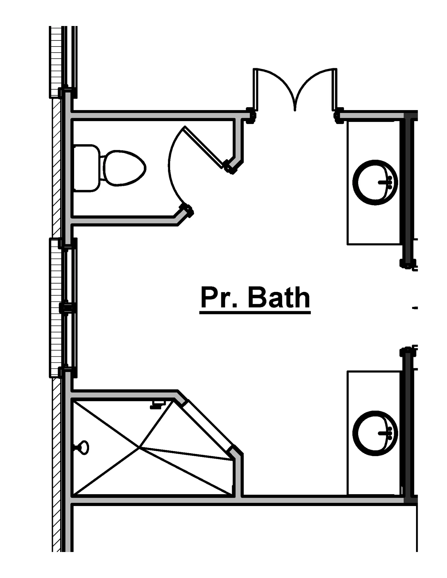 Primary Bath - Omit Tub - undefined