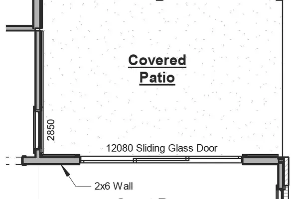 12ft Sliding Glass Door Option