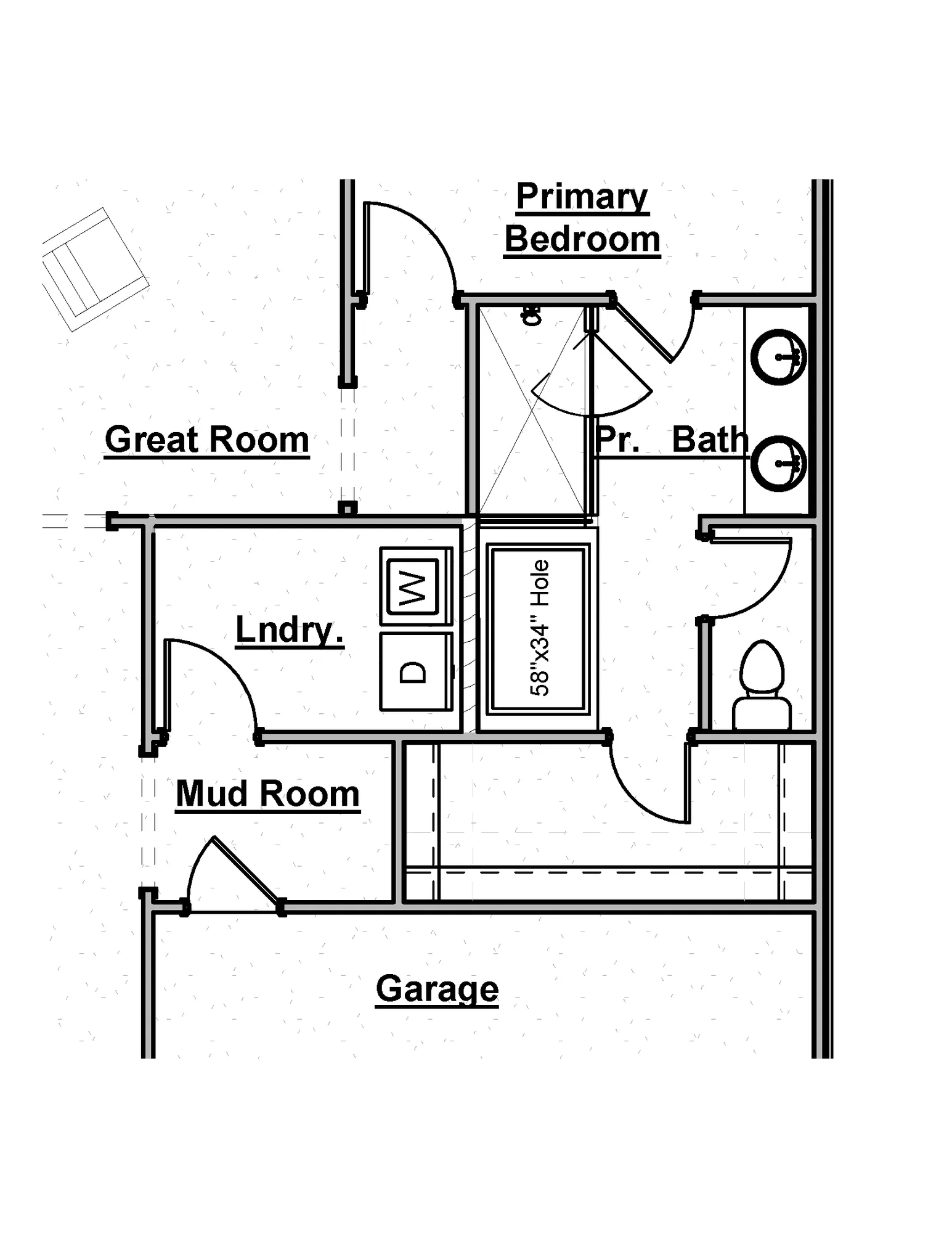 Primary Bath - Separate Tub & Shower Option - undefined