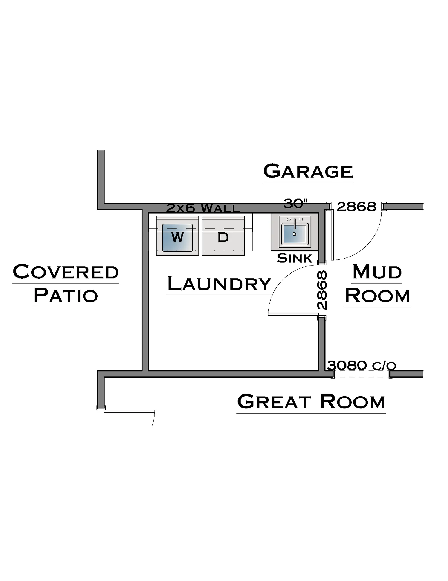 Laundry Room Sink Option - undefined