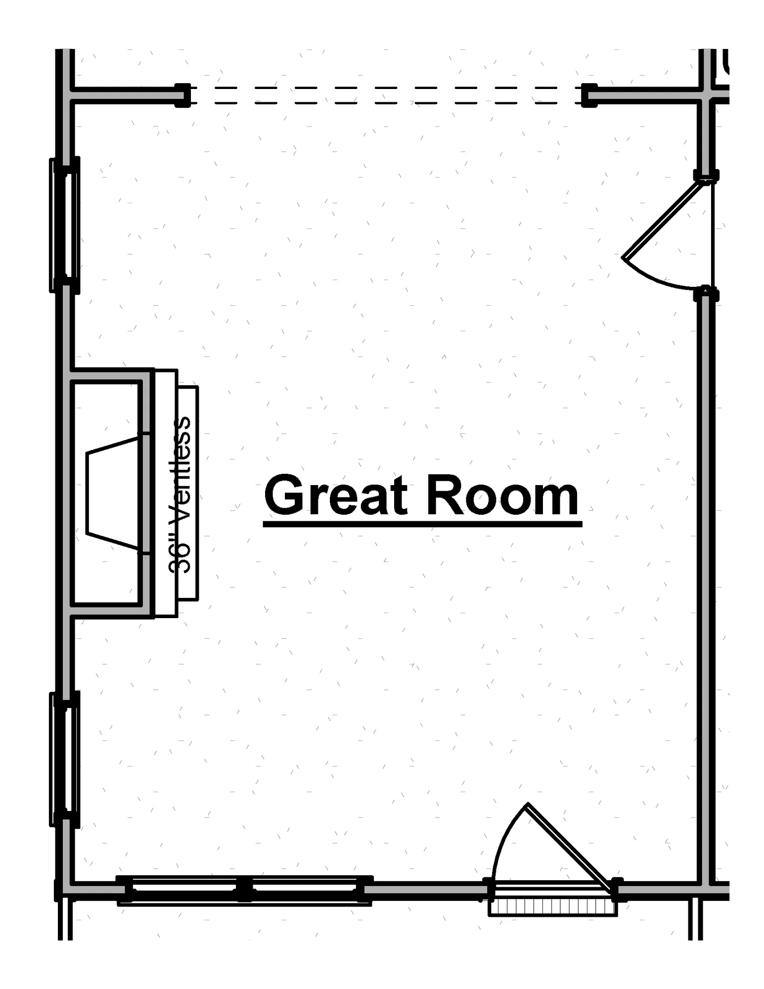 Great Room - Fireplace Bump-In - undefined
