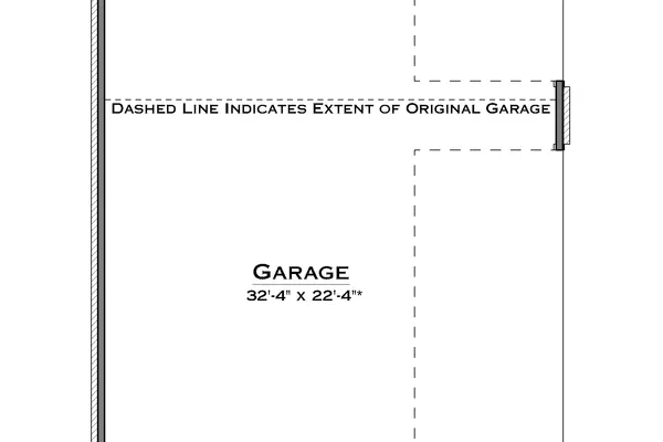 3rd Car Garage Option* Adds ~280sf