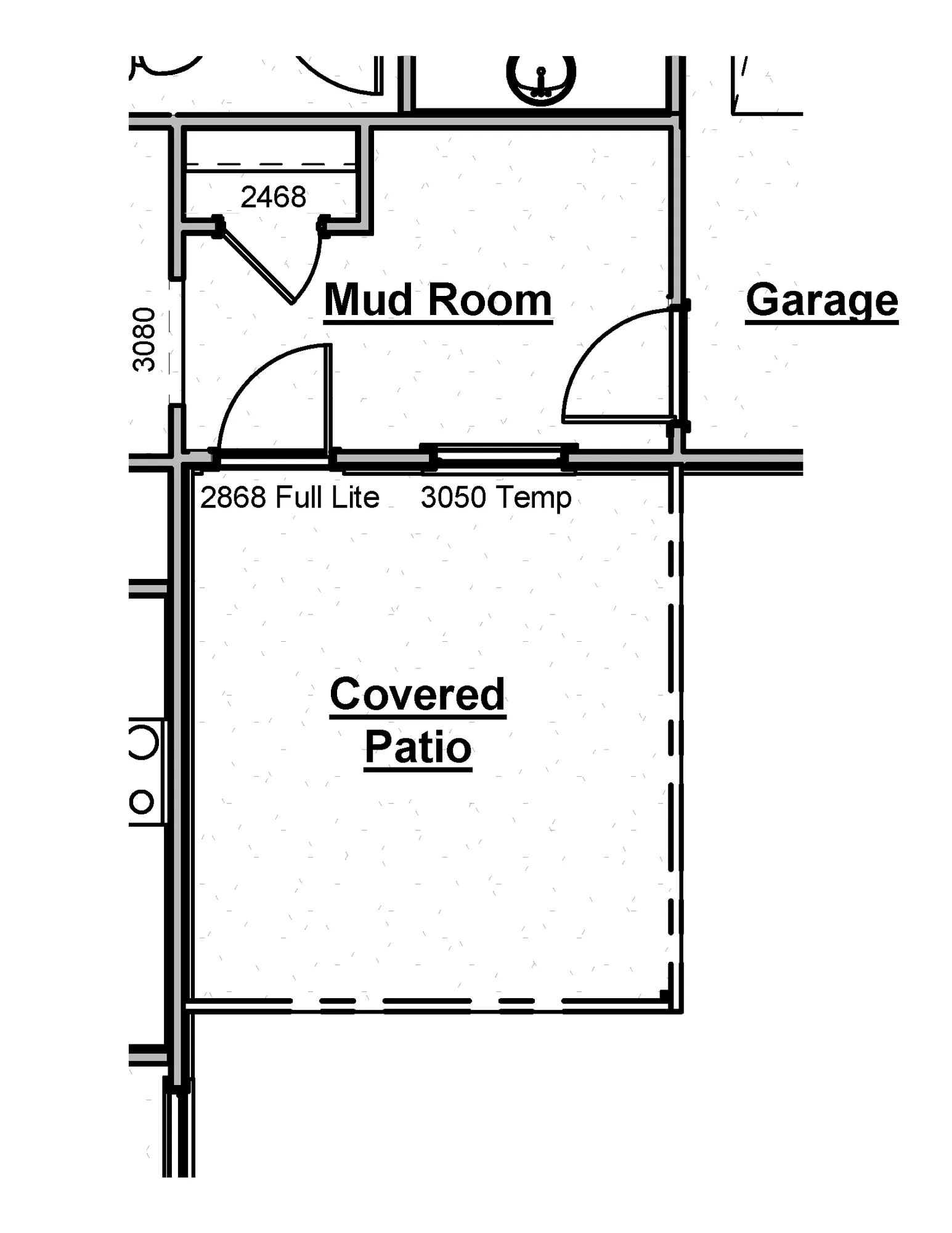 Mud Room w/ Covered Patio - undefined