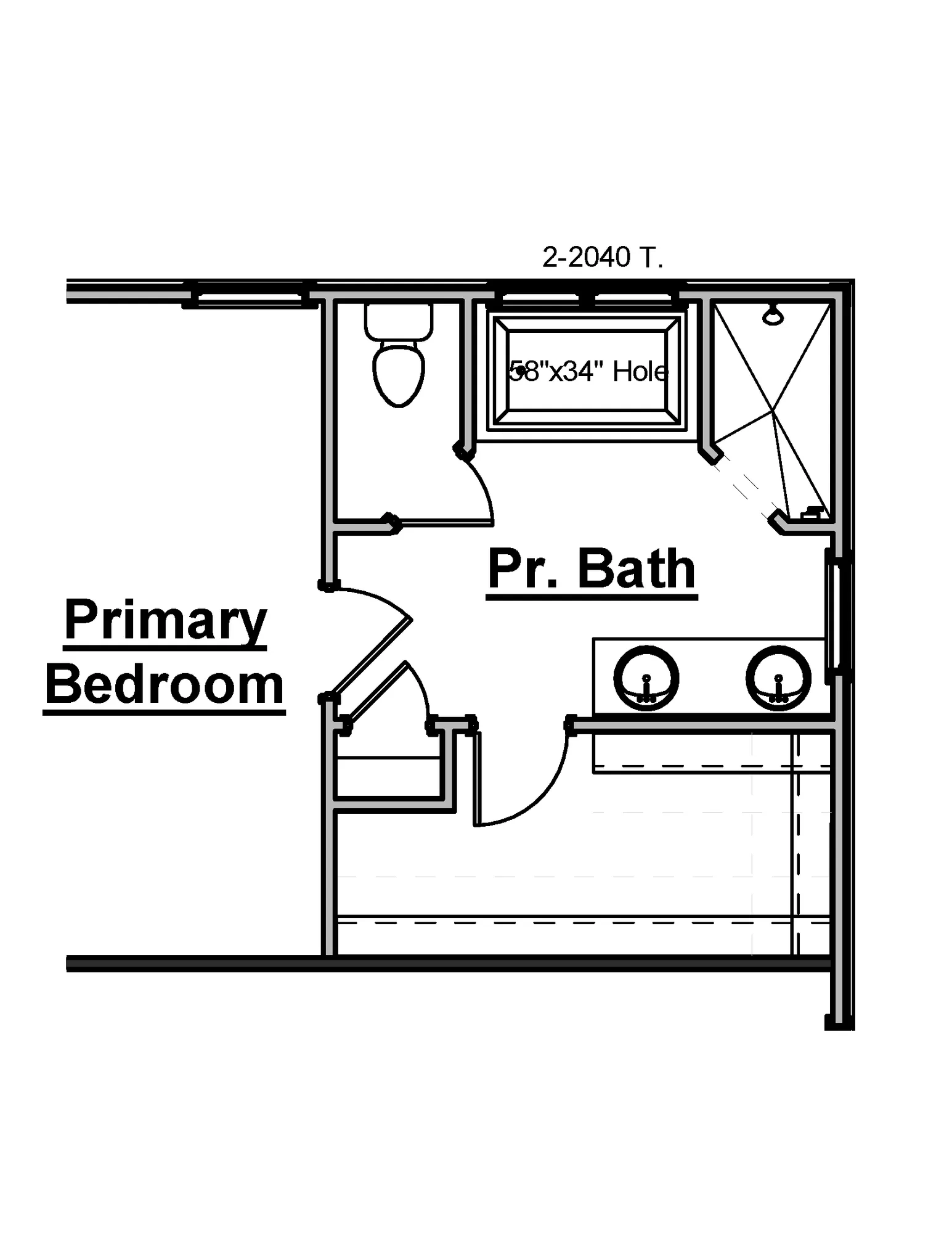 Primary Bath-Tub Option - undefined