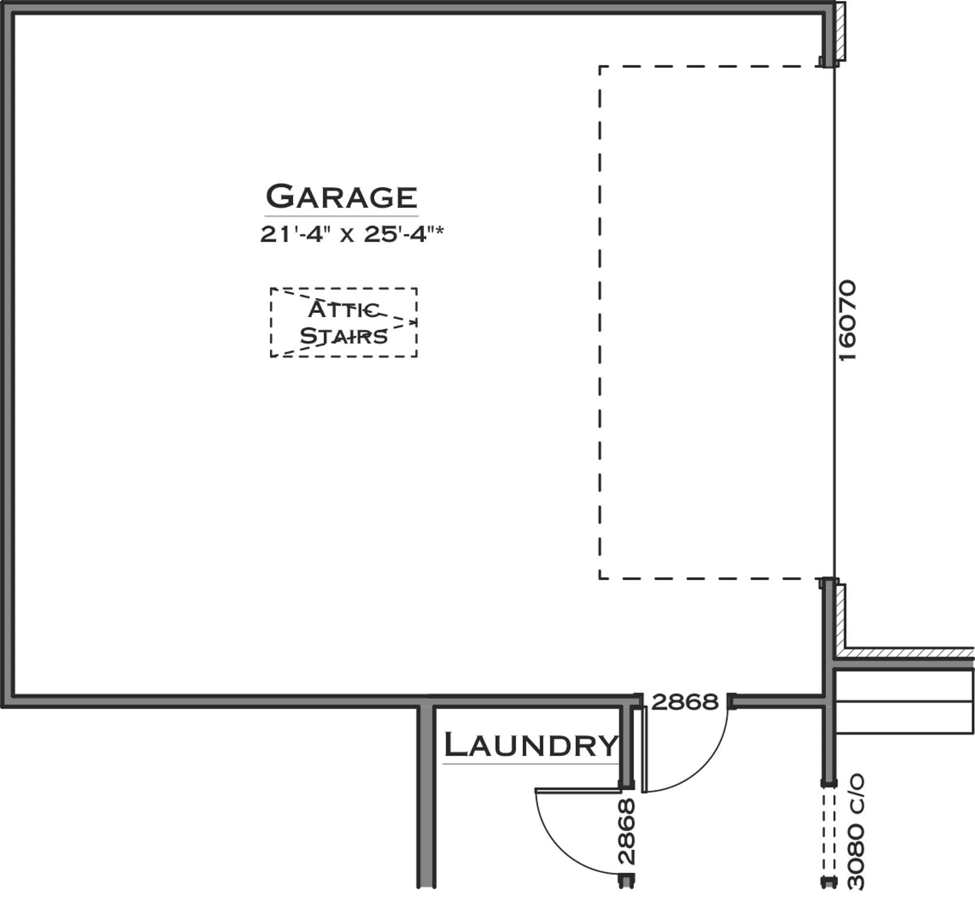 4ft Garage Extension Option - undefined