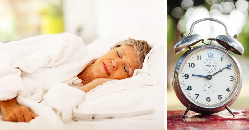 A woman getting sleep during daylight savings time.