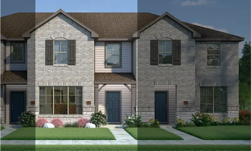 Travis with Elevation 3A Stone Exterior 2023 Townhomes