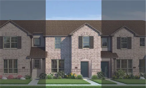 Houston with Elevation 6A Brick Exterior 2023 Townhomes