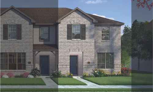Houston with Elevation 3A Brick Exterior 2023 Townhomes