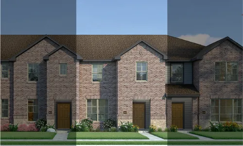 Travis with Elevation 4A Stone Exterior 2023 Townhomes