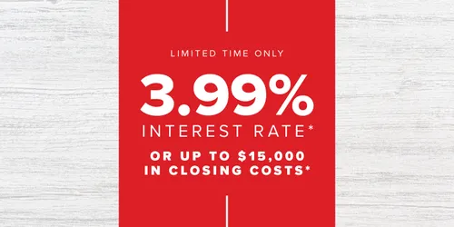 3.99% INTEREST RATE | LIMITED TIME