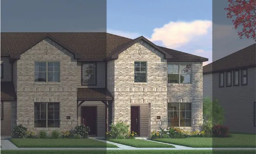 Houston with Elevation 5B Brick Exterior 2023 Townhomes