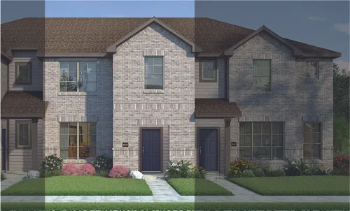 Houston with Elevation 3B Brick Exterior 2023 Townhomes