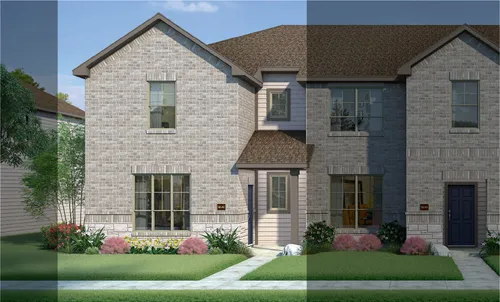 Bowie with Elevation 3B Stone Exterior 2023 Townhomes