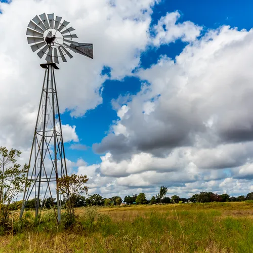 Rural windmill in Texas