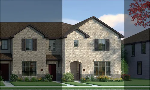 Bowie with Elevation 5B Stone Exterior 2023 Townhomes