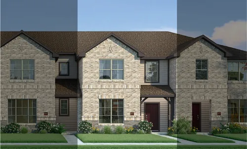 Travis with Elevation 5B Stone Exterior 2023 Townhomes
