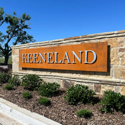 Keeneland Community Sign
