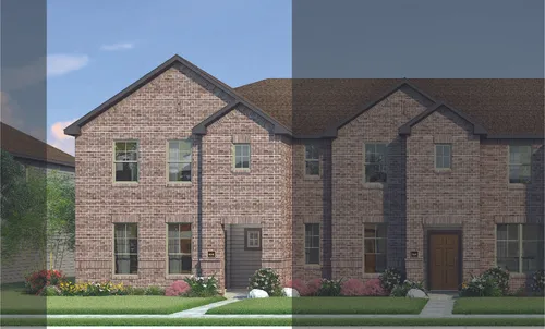 Bowie with Elevation 4B Brick Exterior 2023 Townhomes
