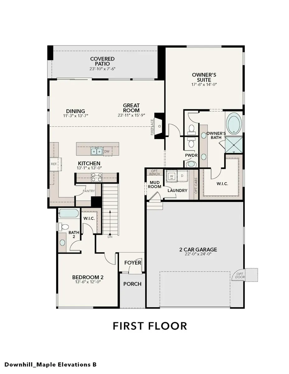 Downhill Estate Maple B | First Floor