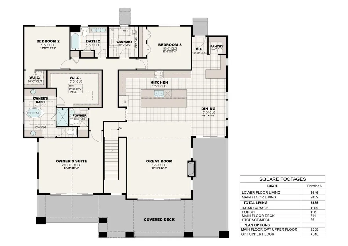 Birch A | Main Floor