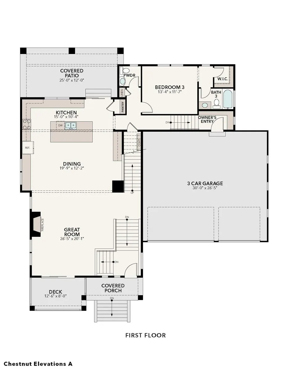 Uphill Chestnut A | First Floor