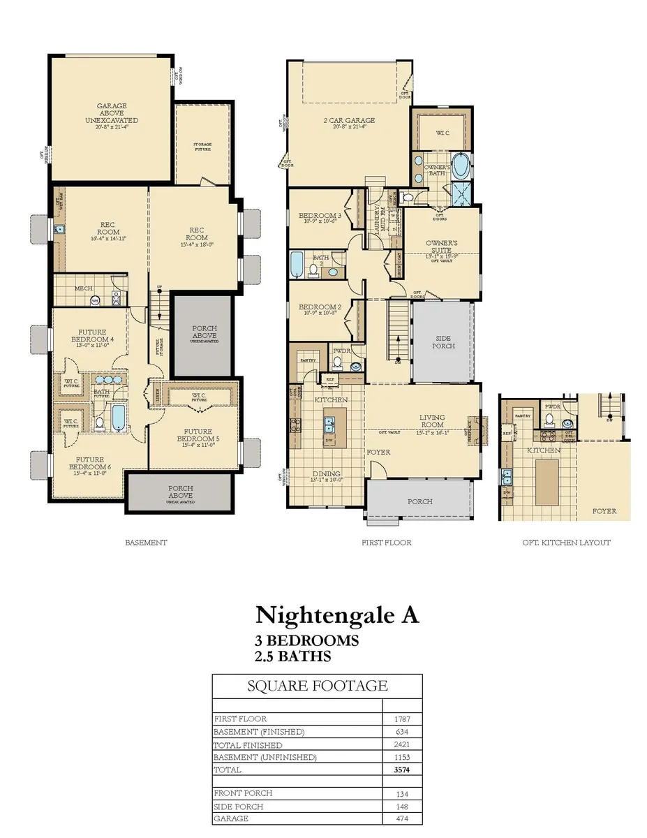 Nightingale A | Floor Plan
