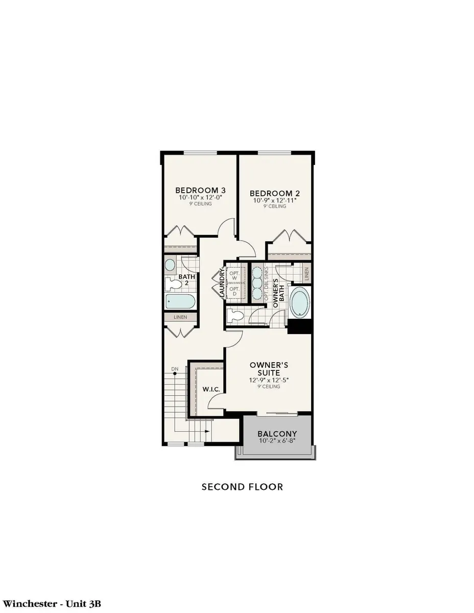 Winchester 3-B | Second Floor