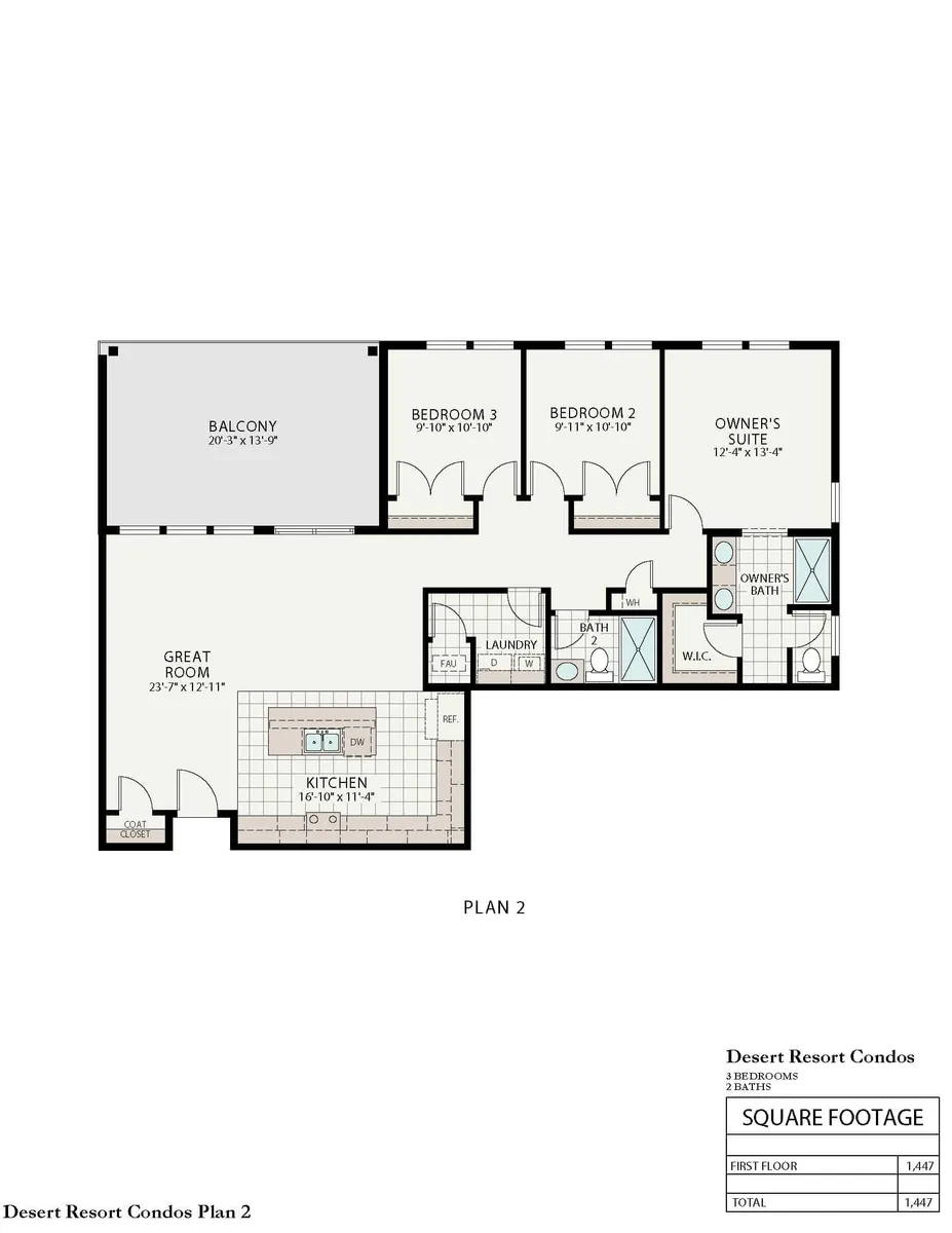 Desert Resort Condo Plan 2