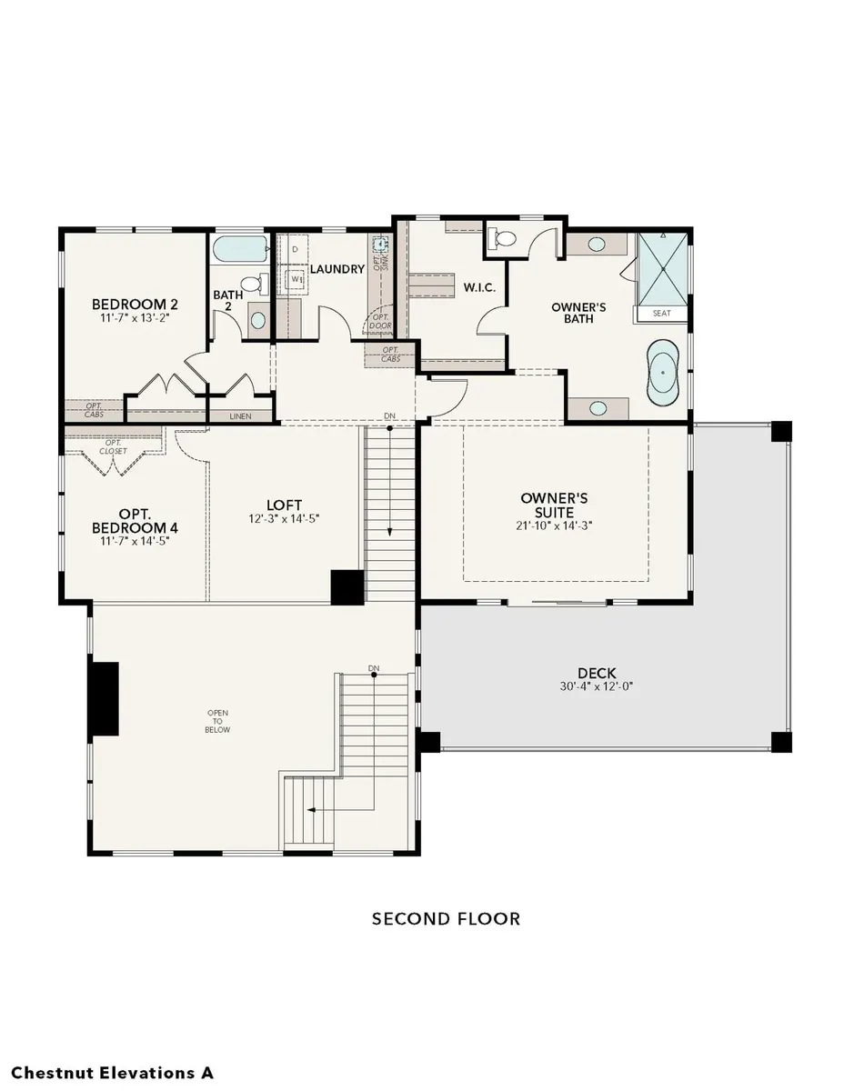 Uphill Chestnut A | Second Floor