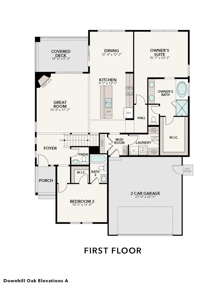 Downhill Estate Oak A | First Floor
