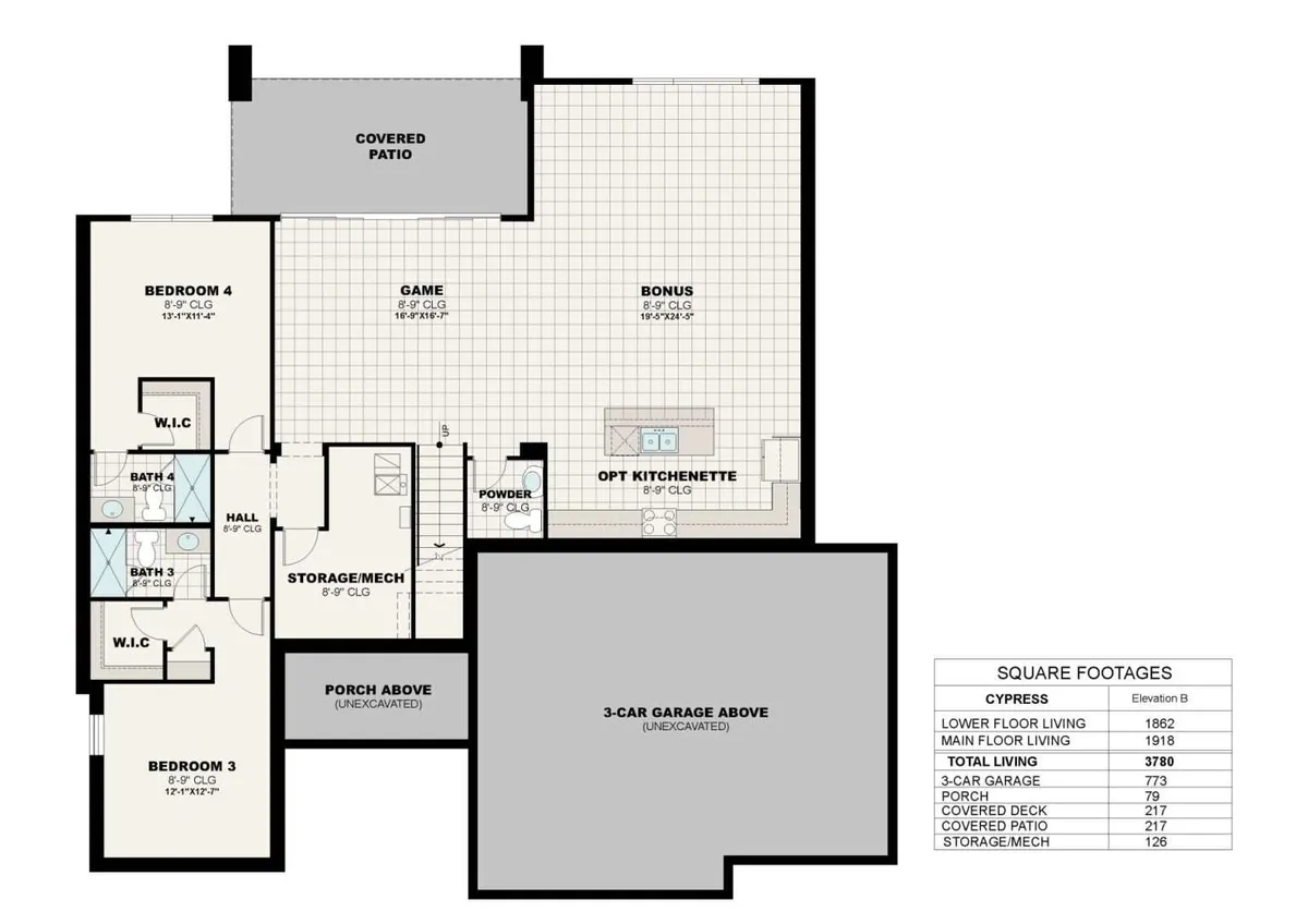 Cypress B | Lower Floor