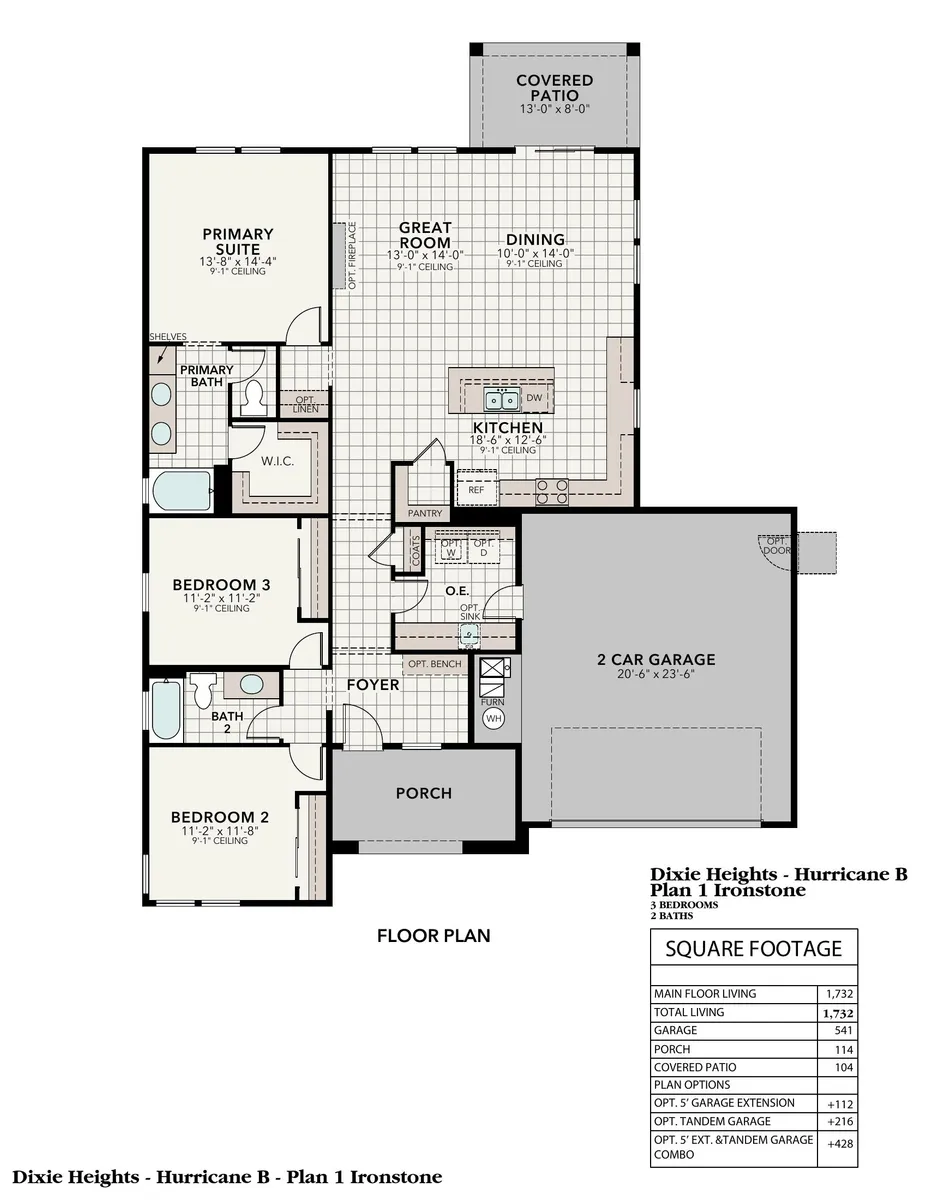 Ironstone B | Floor Plan