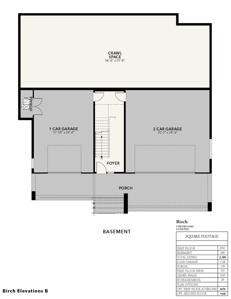 Uphill Birch B | Basement
