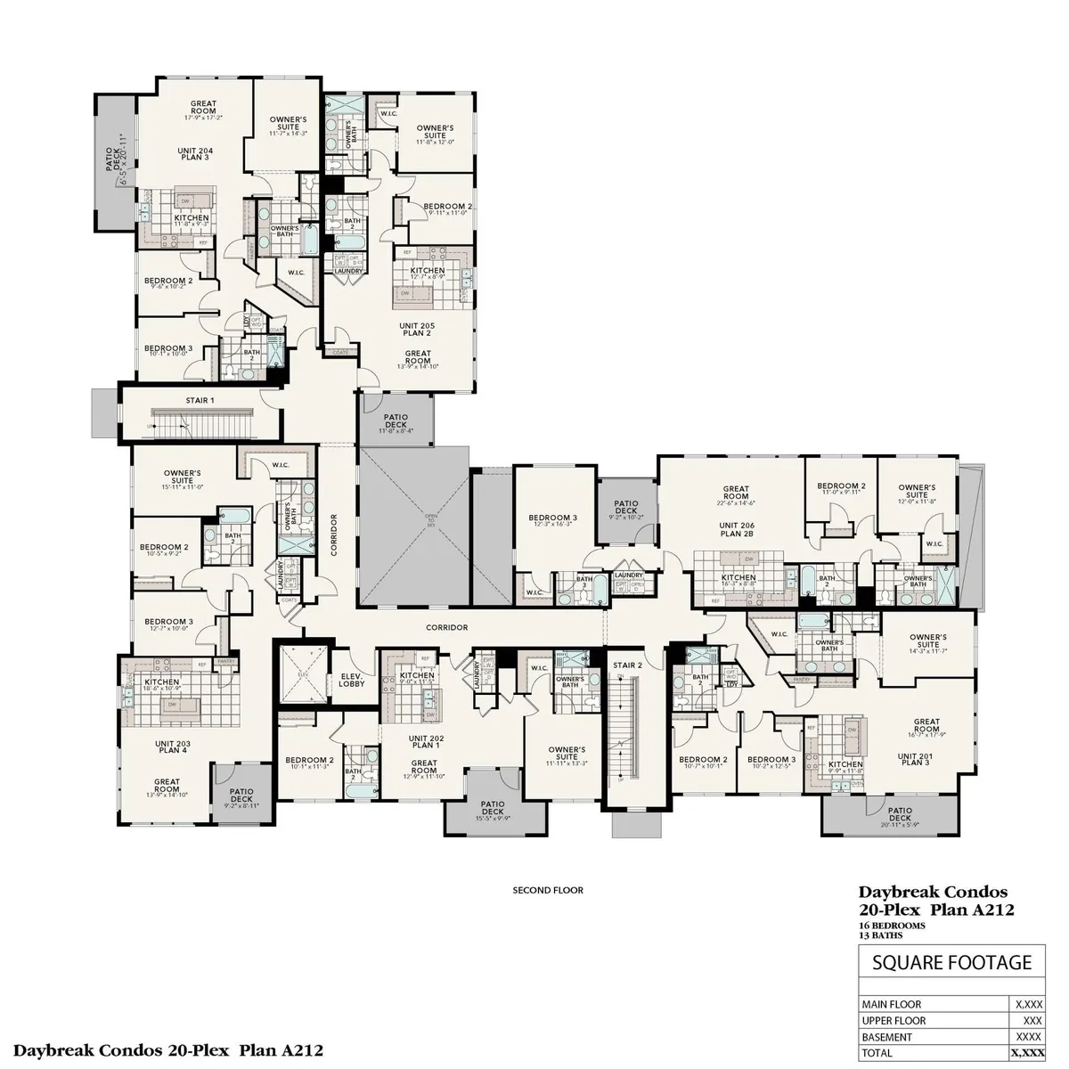 20 Plex Second Floor